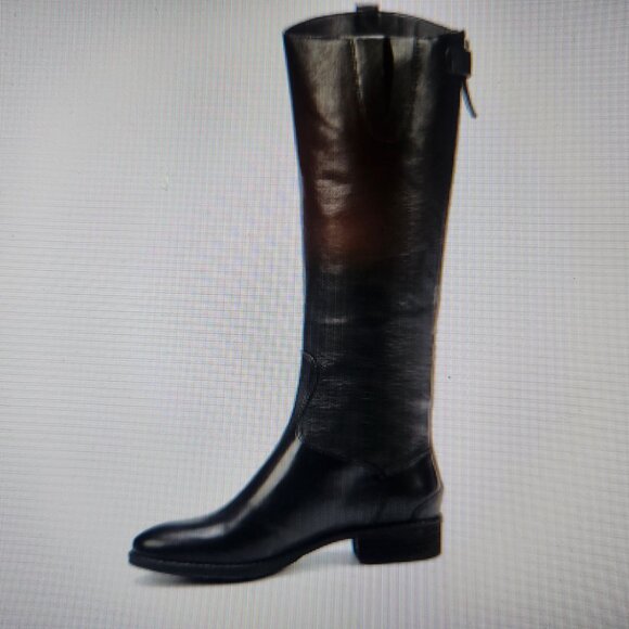 Sam Edelman "Penny" Black Leather boots. NIB. Size 5.5 Wide - Picture 2 of 13